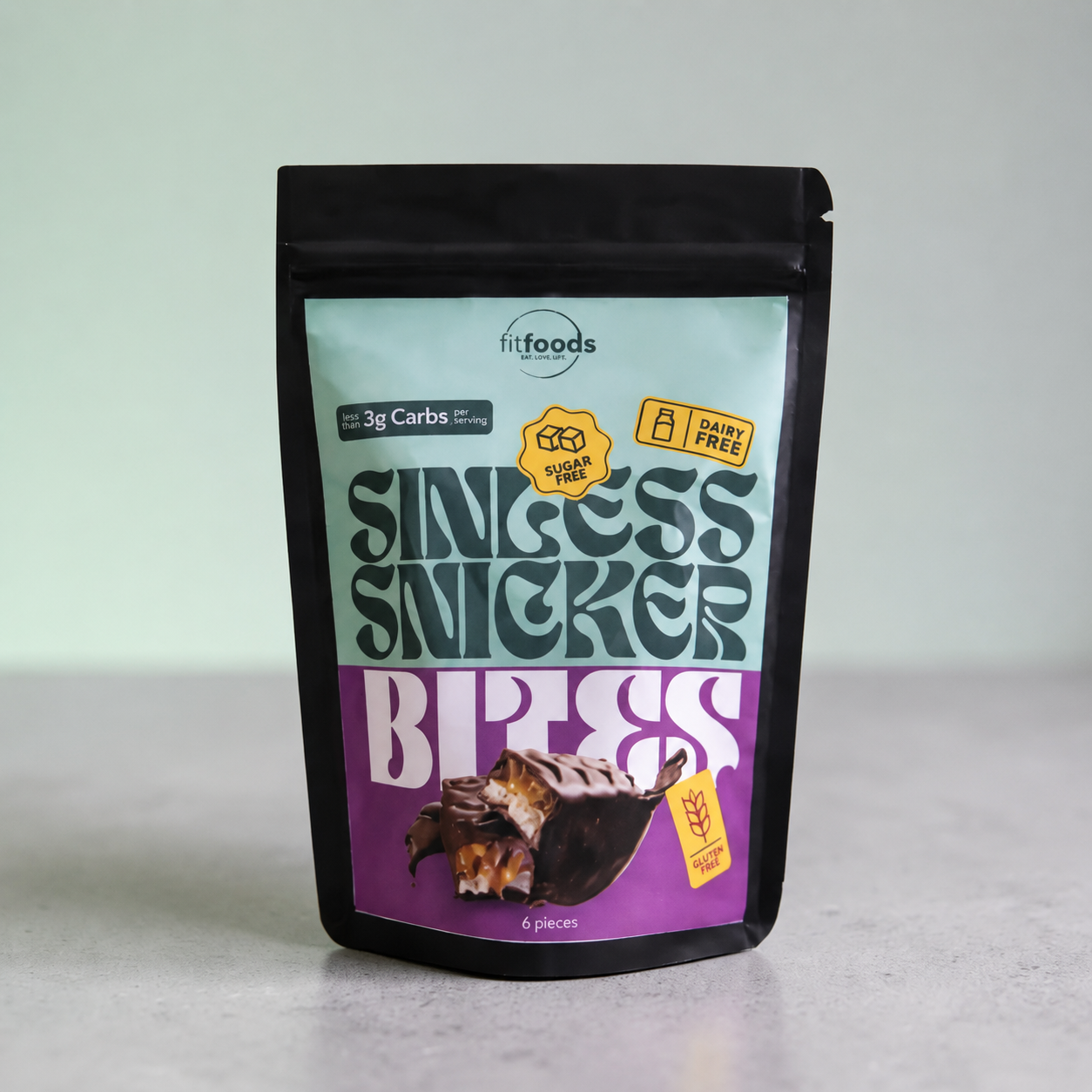 Sinless Snicker Bites - Gluten, Sugar & Dairy Free