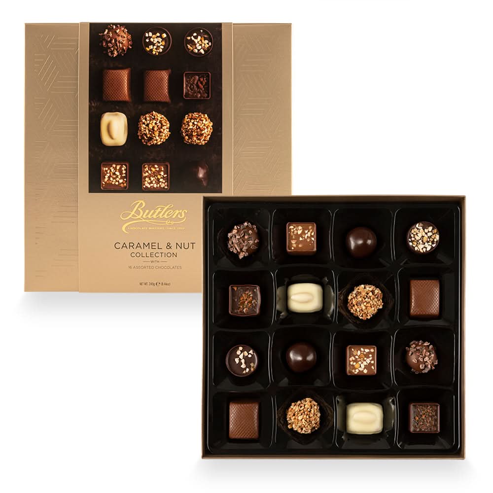 Caramel & Nut Café Chocolates Box