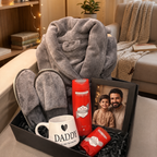 Luxury Personalized Gift Box for Dad | Bathrobe, Mug & Photo Frame