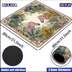 The Wildwood Zebra Mahjong Mat