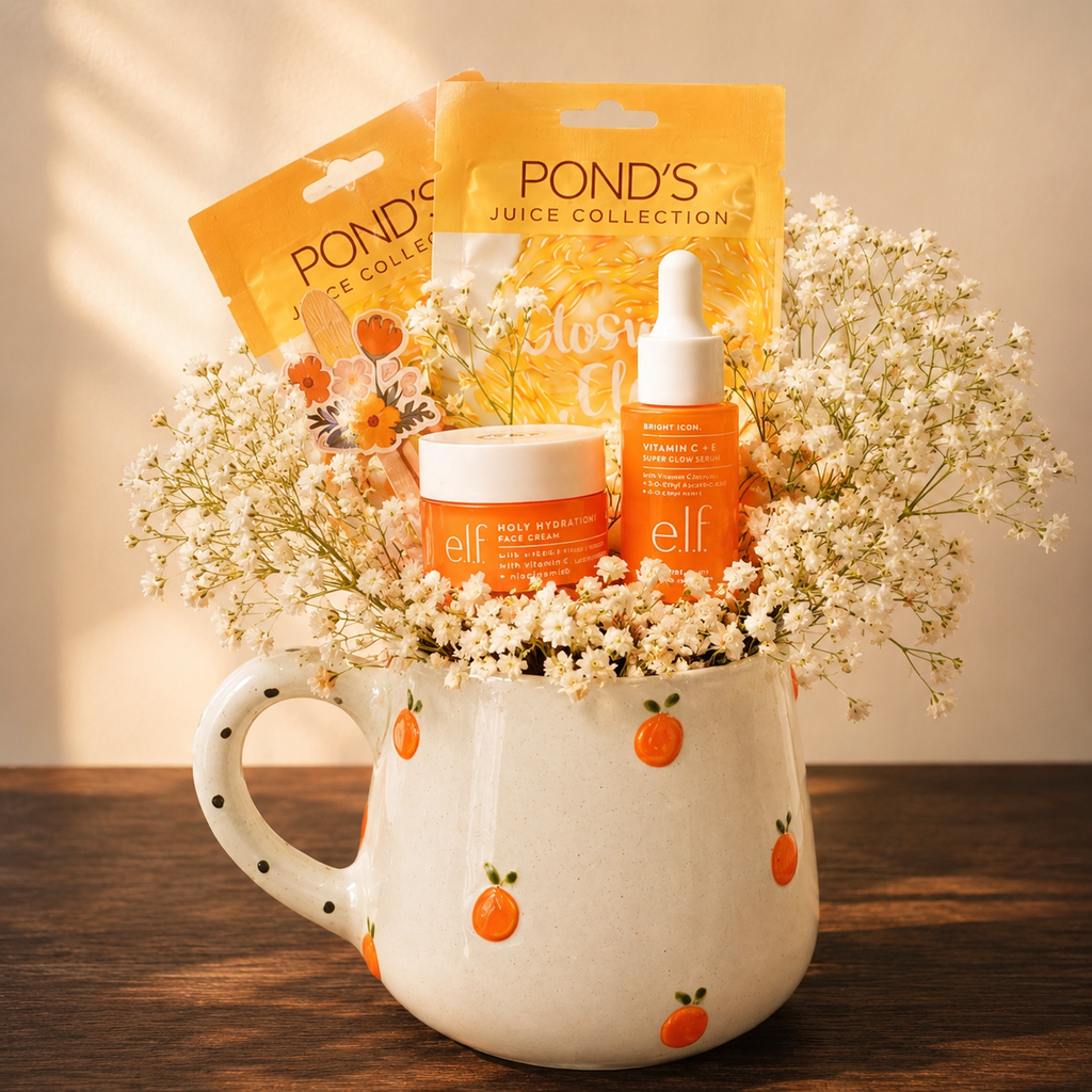 Citrus Glow Skincare Gift Mug
