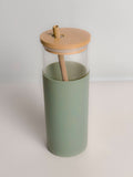 Green Glass Tumbler