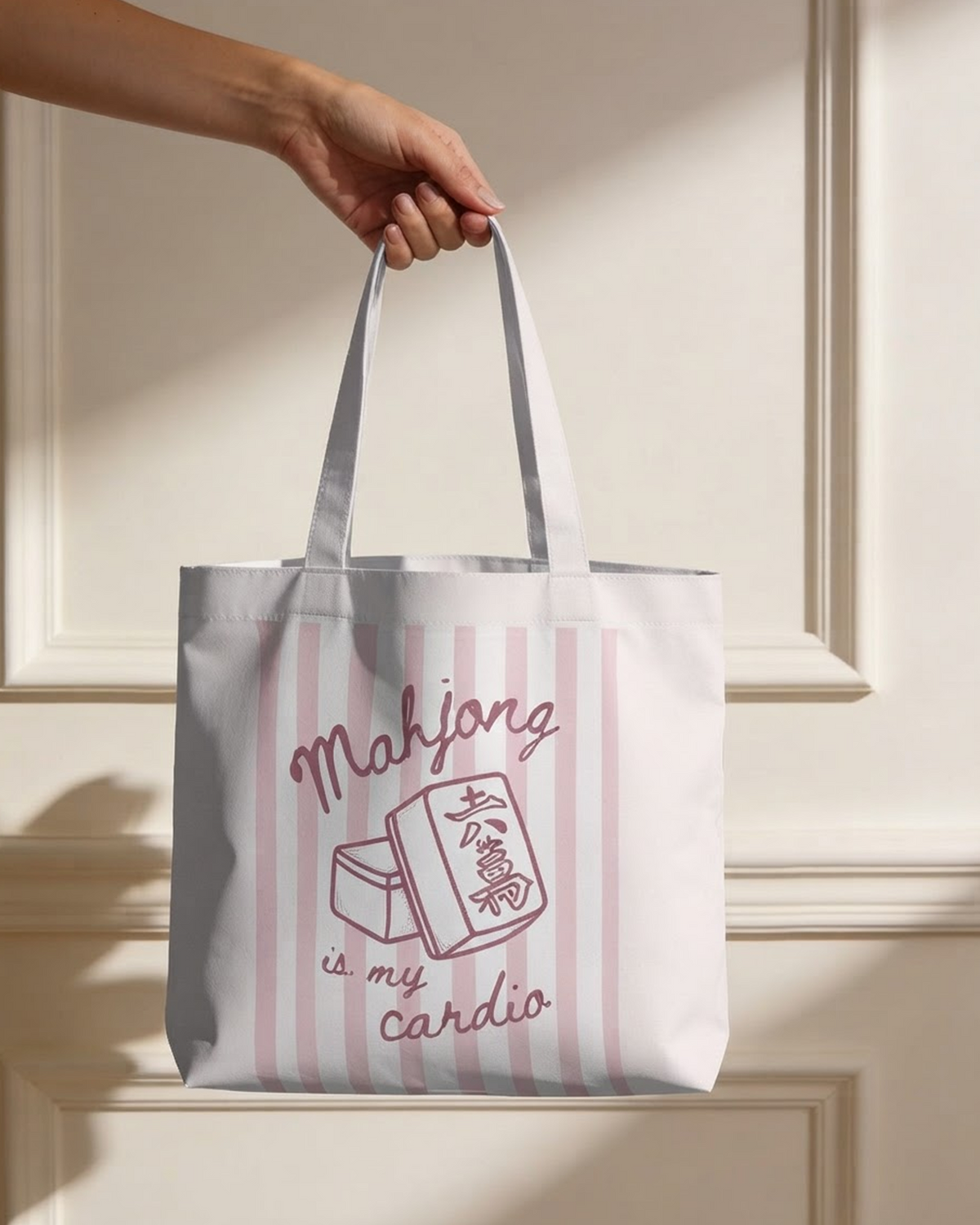 Mahjong Is My Cardio Tote Bag