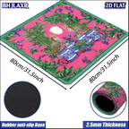 The Pink Leopard Mahjong Mat