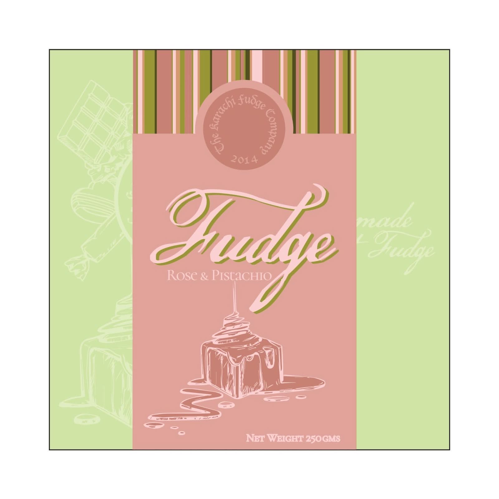 Rose & Pistachio Fudge