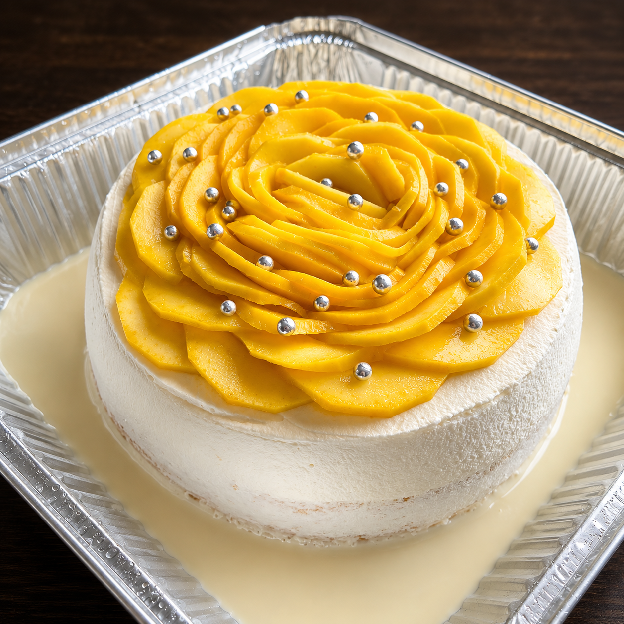 Mango Tres Leches Cake
