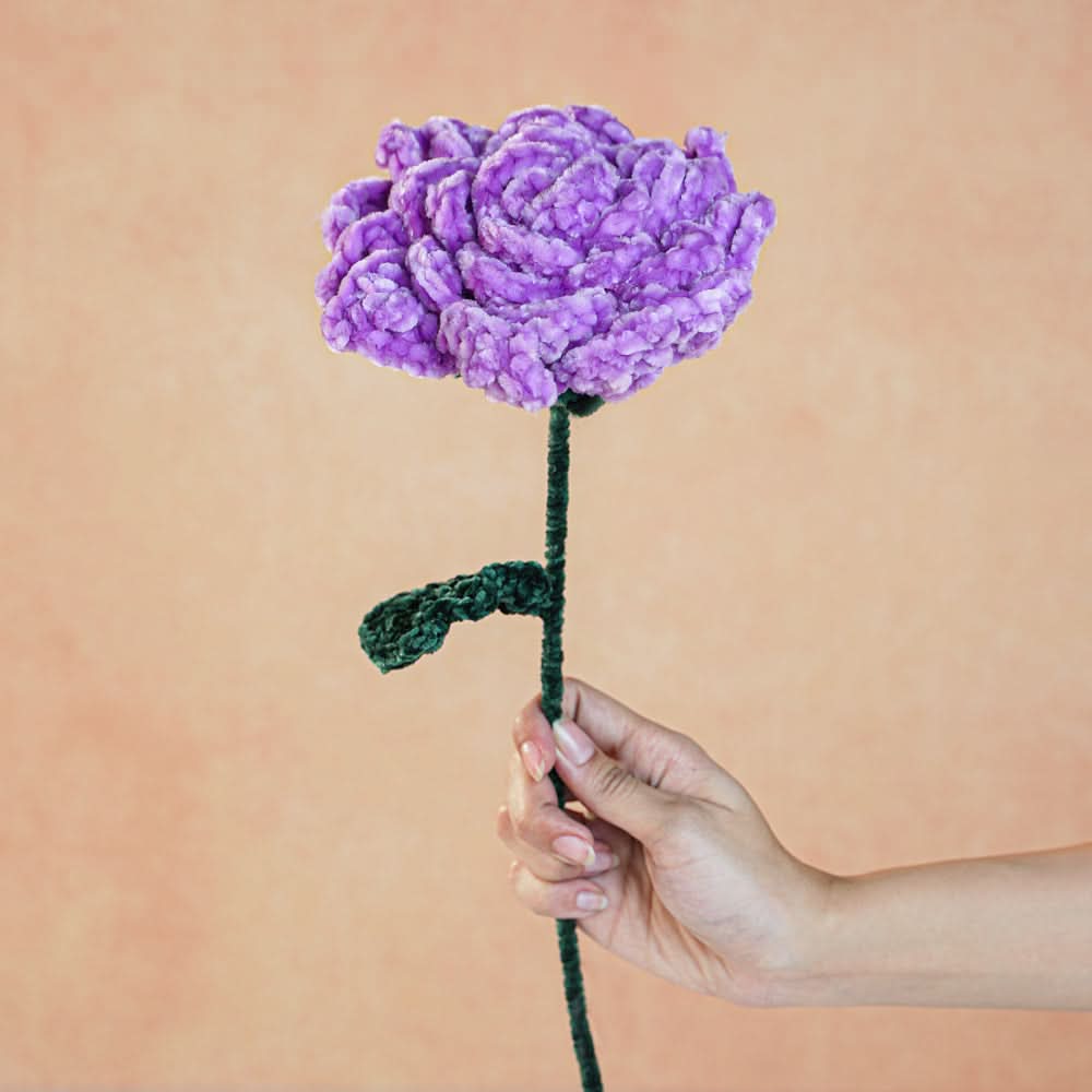 Handmade Crochet Timeless Rose