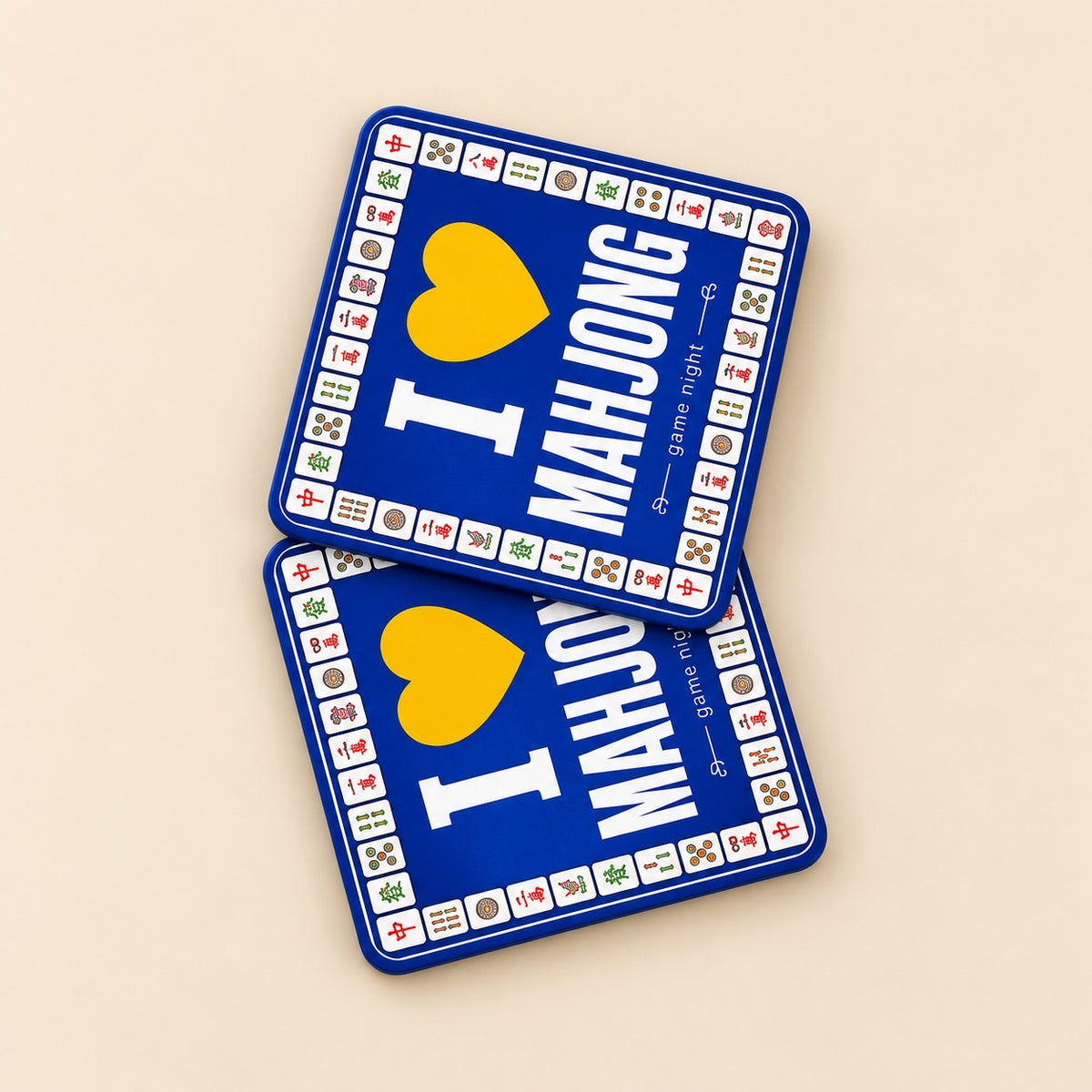 “I love Mahjong” Coaster