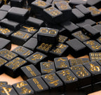 Black Mahjong Set
