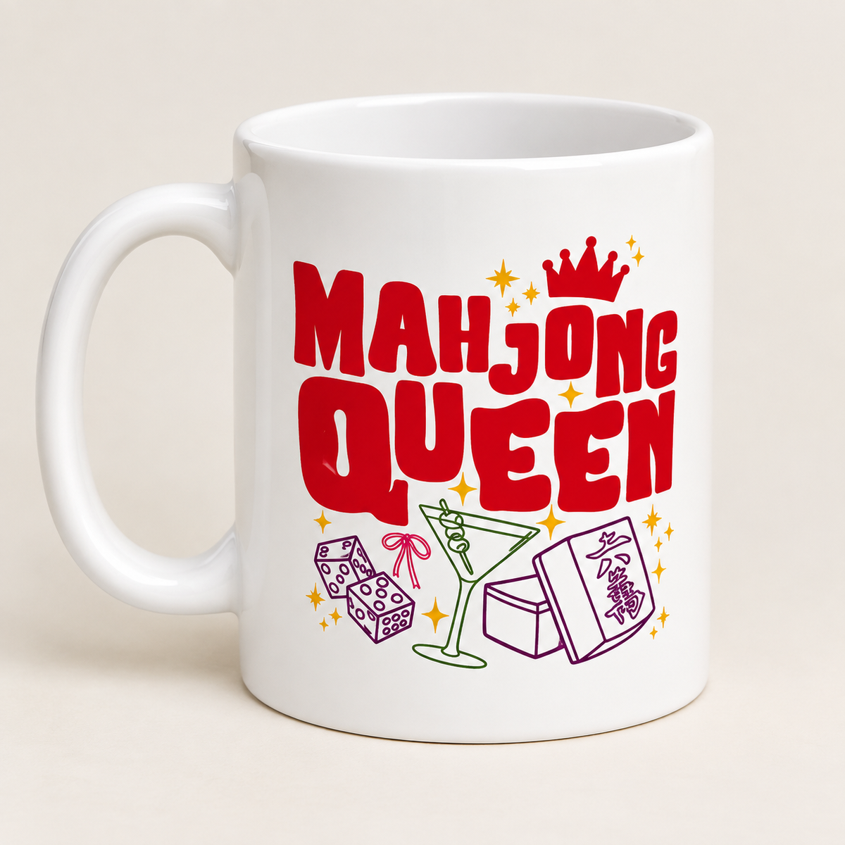 Mahjong Queen Mug