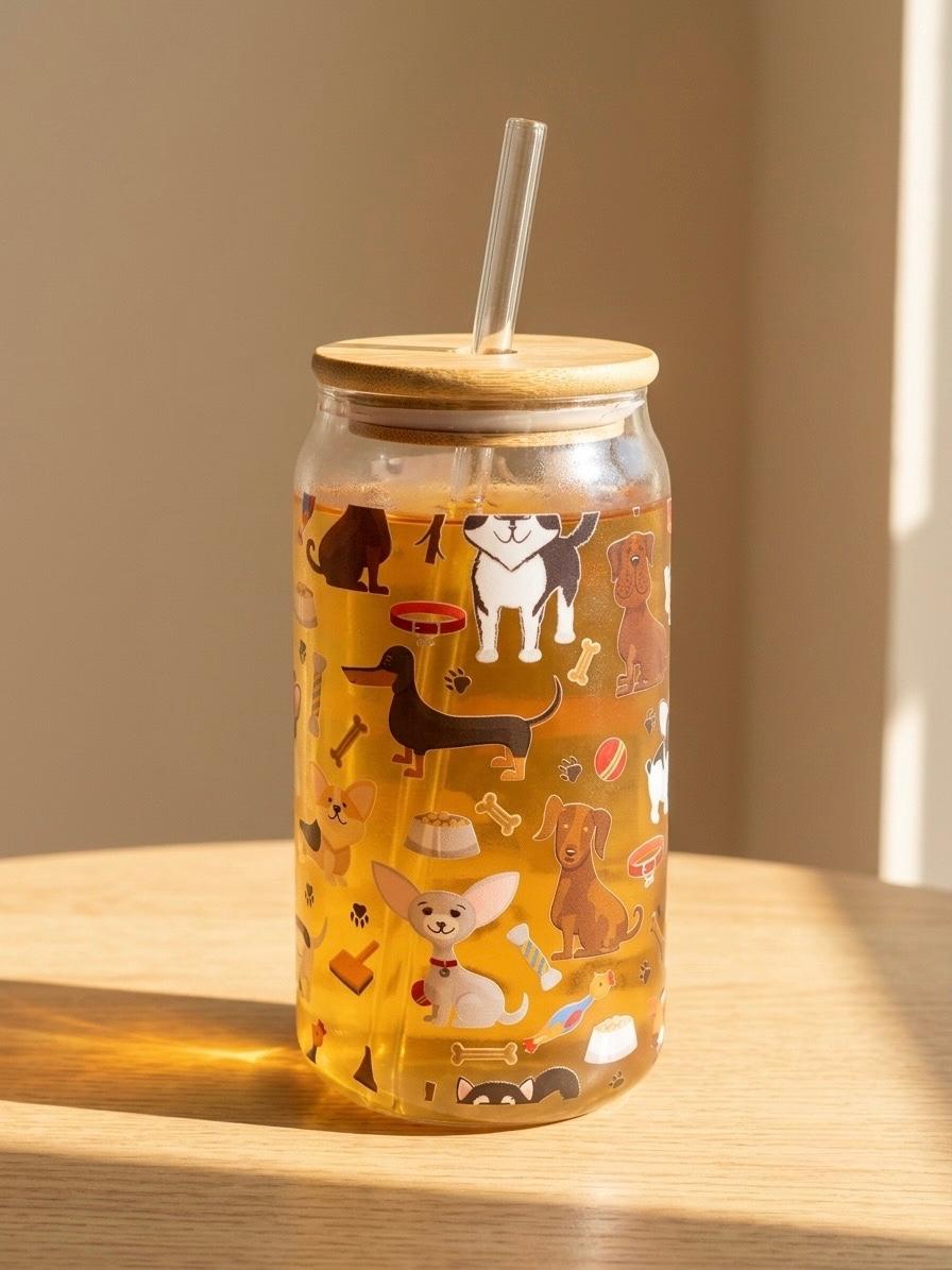 Dogs Printed Tumbler