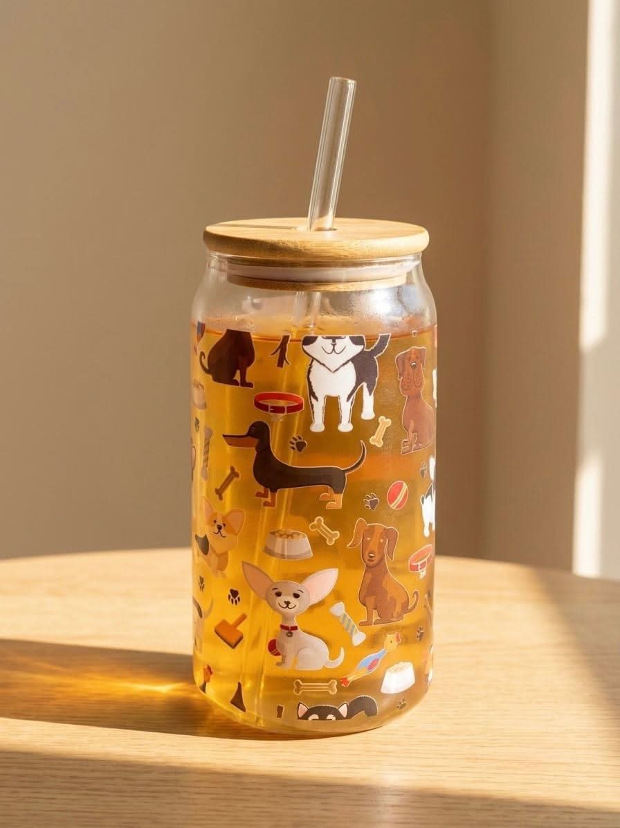 Dogs Printed Tumbler