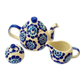 Blue Garden Tea Set