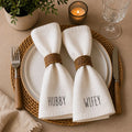 Hubby & Wifey Printed Napkin Set (Set of 2)