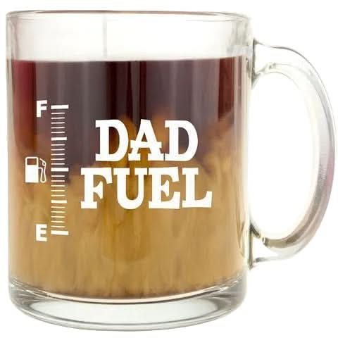 Dad Fuel Glass Mug