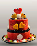 Double Tier Watermelon or Melon Cake