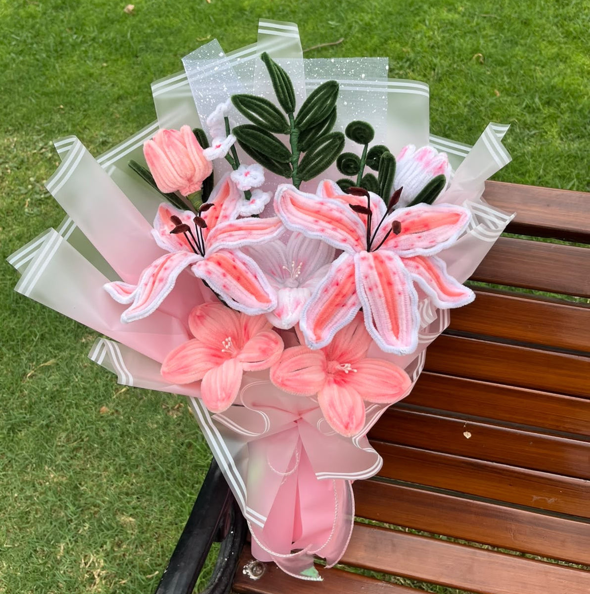 Handmade Velvet Flower Bouquet