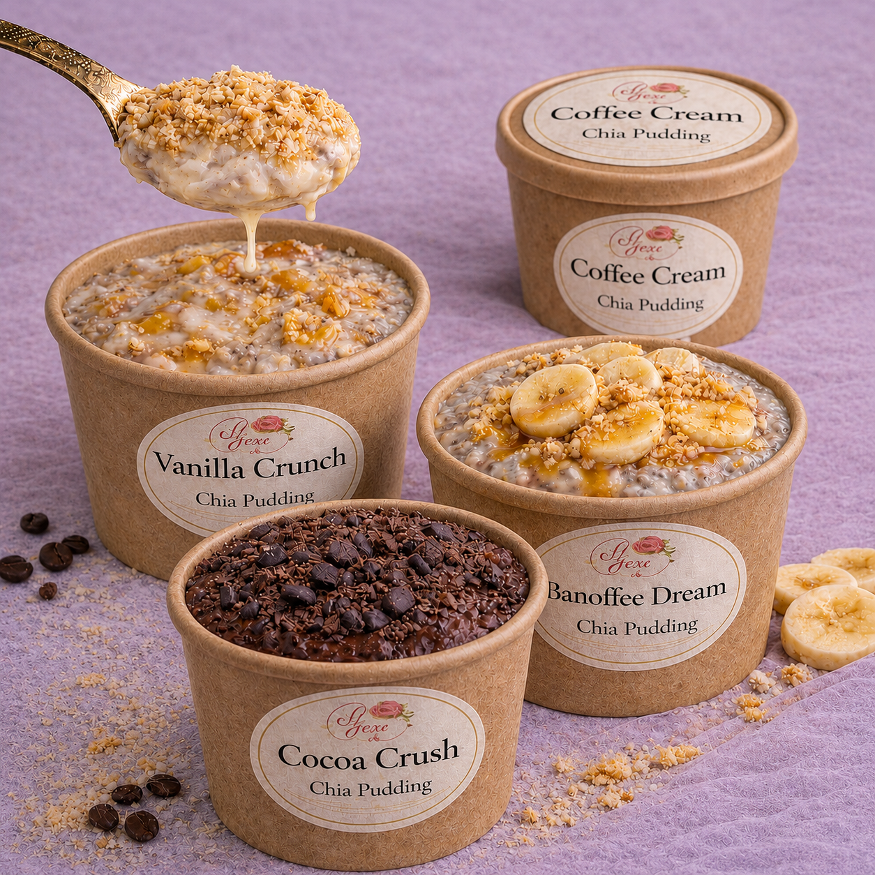 Premium Chia Pudding Tubs