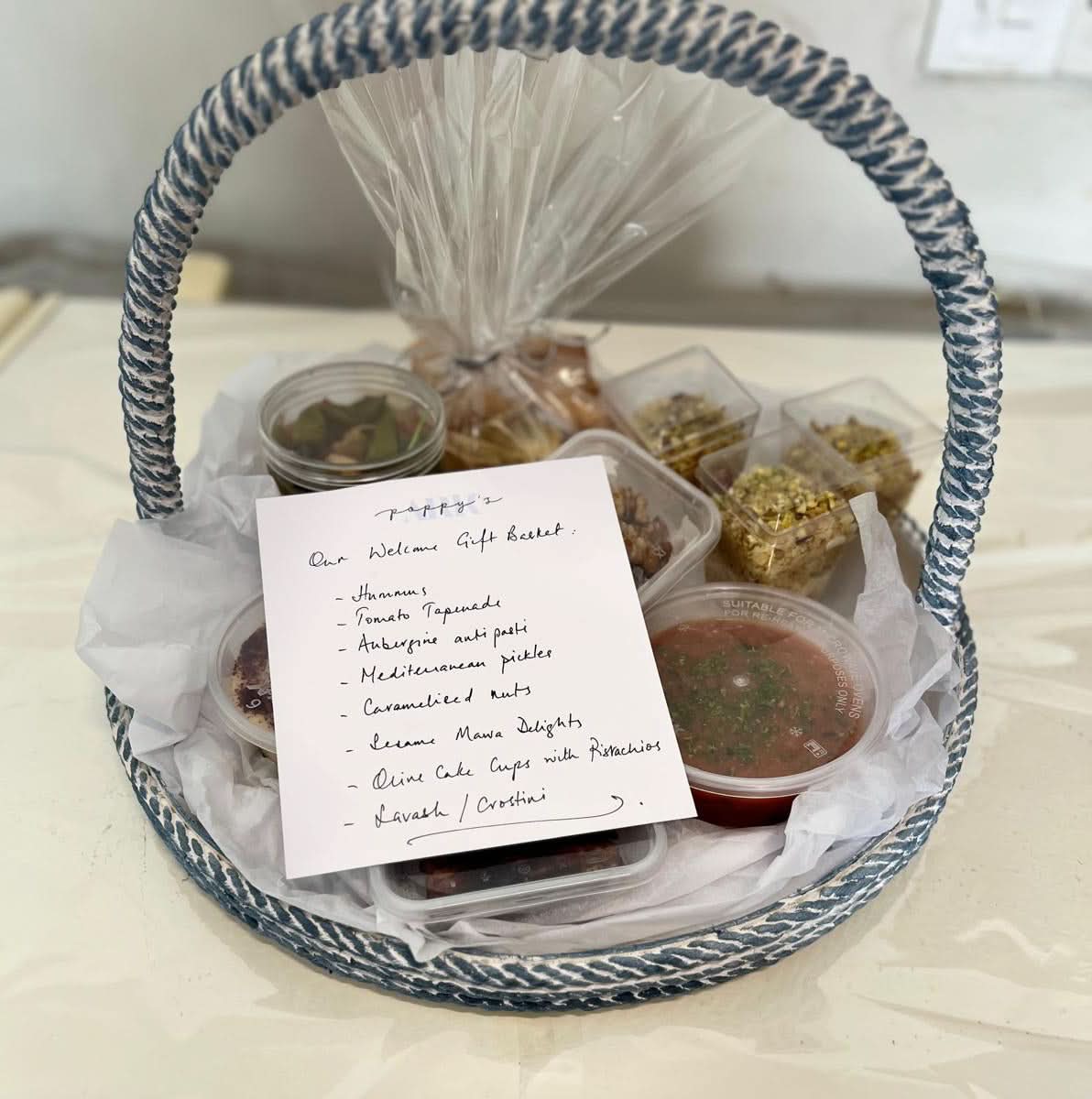 The Sundown Mezze Basket