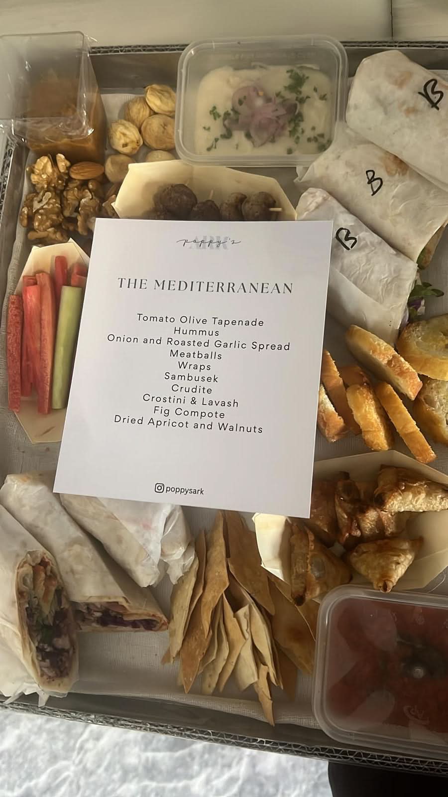 Mediterranean platter