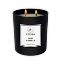 Rose & Vanilla Scented Candle
