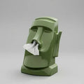 Iconic Moai Olive Tissue Dispenser