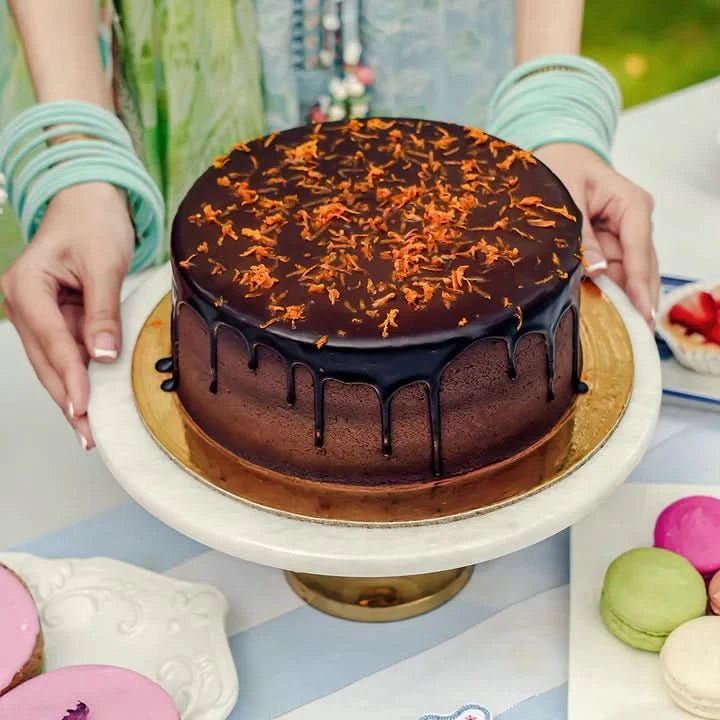 Orange Dark Chocolate Cake