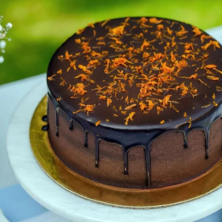 Orange Dark Chocolate Cake