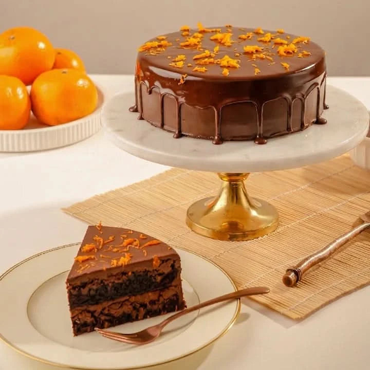 Orange Dark Chocolate Cake