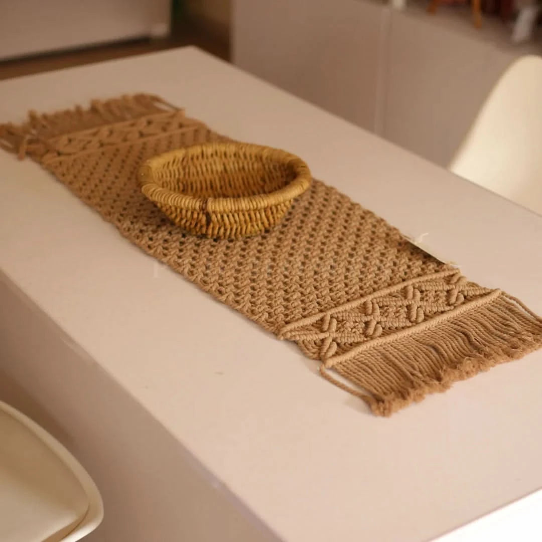 Macrame Table Runner