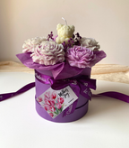 Hand-Poured Flowers Candle Bouquet