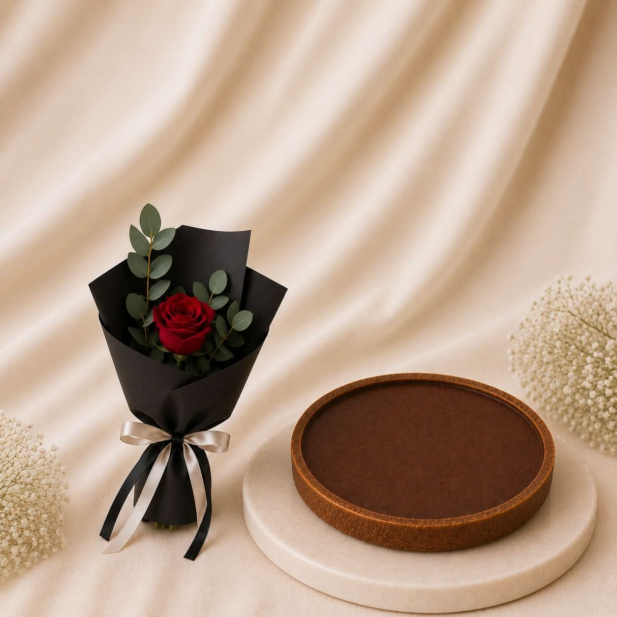 The Chocolate Rose Affair - Cheesecake & Rose
