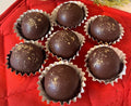 Dark Chocolate Marzipan Truffles