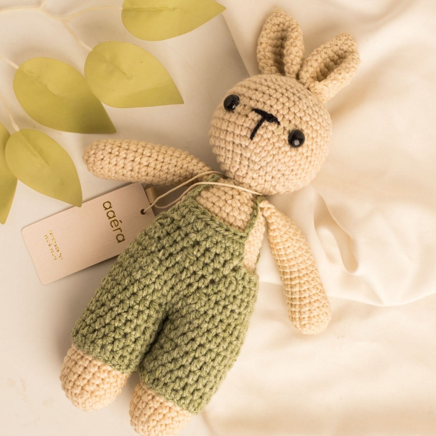 Romper Bunny Handmade Crochet Toy