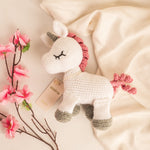 Luna The Unicorn - Handmade Crochet Toy