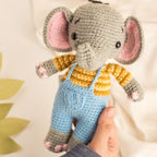 Ellie The Elephant - Handmade Crochet Toy