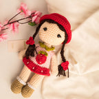 Strawberry Shortcake Doll - Handmade Crochet Toy