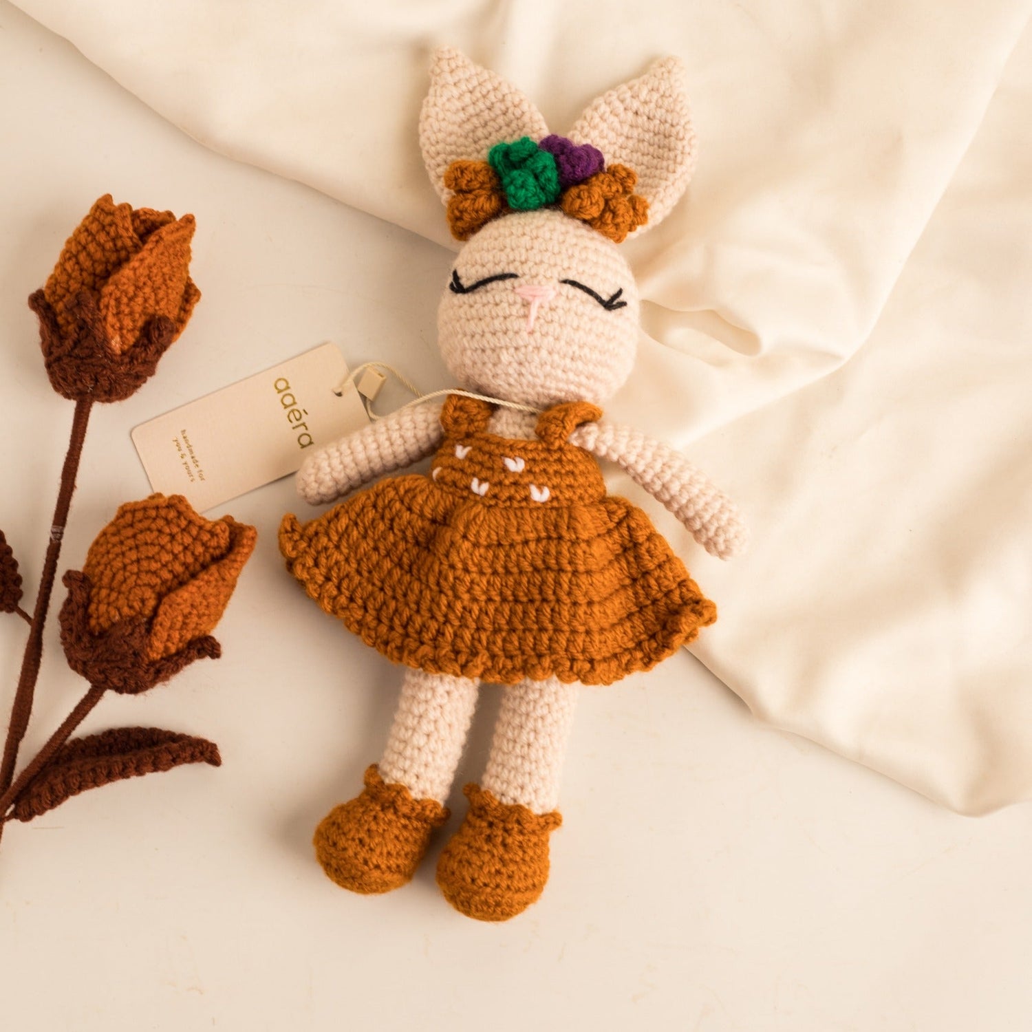Cute Bunny Doll - Handmade Crochet Toy