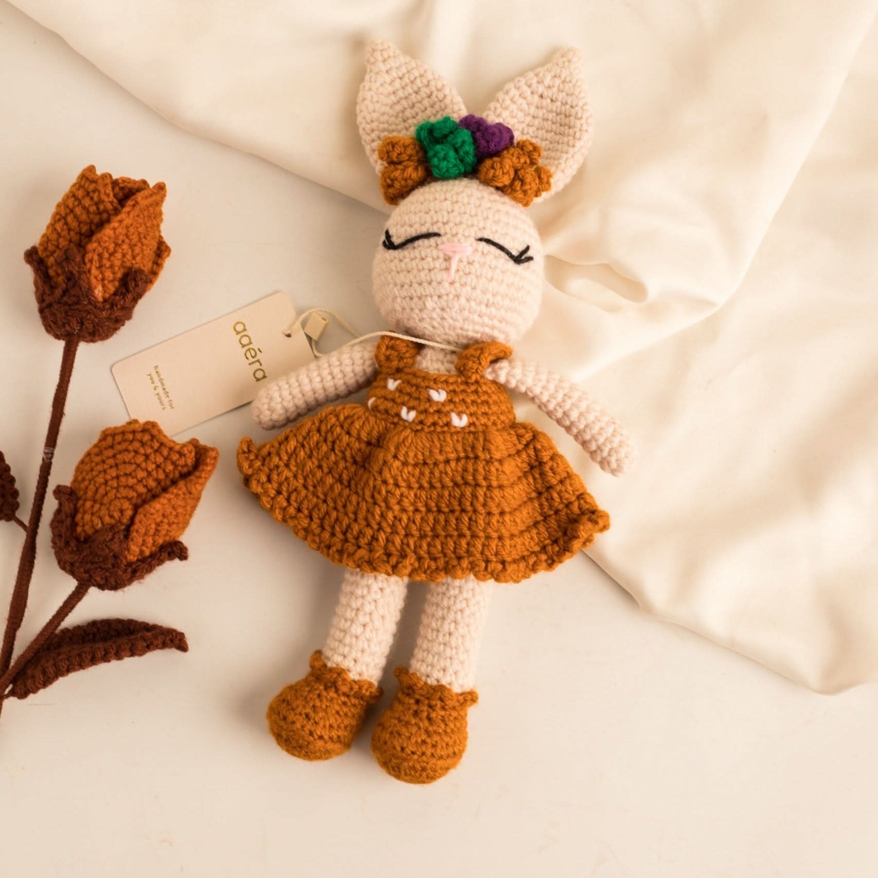 Cute Bunny Doll - Handmade Crochet Toy
