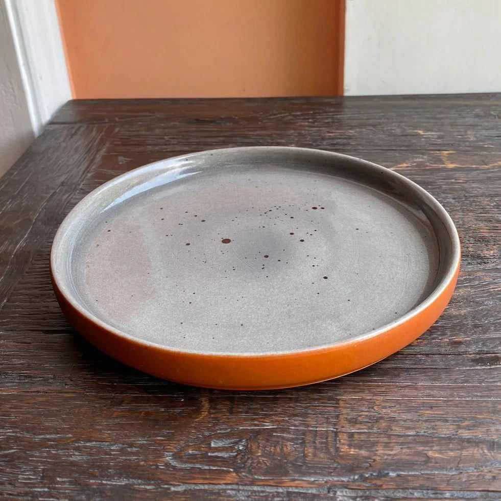 Grey & Matte Terracotta Hampton Plate