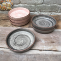 Tea Pink & Grey Bowl - Set of 6