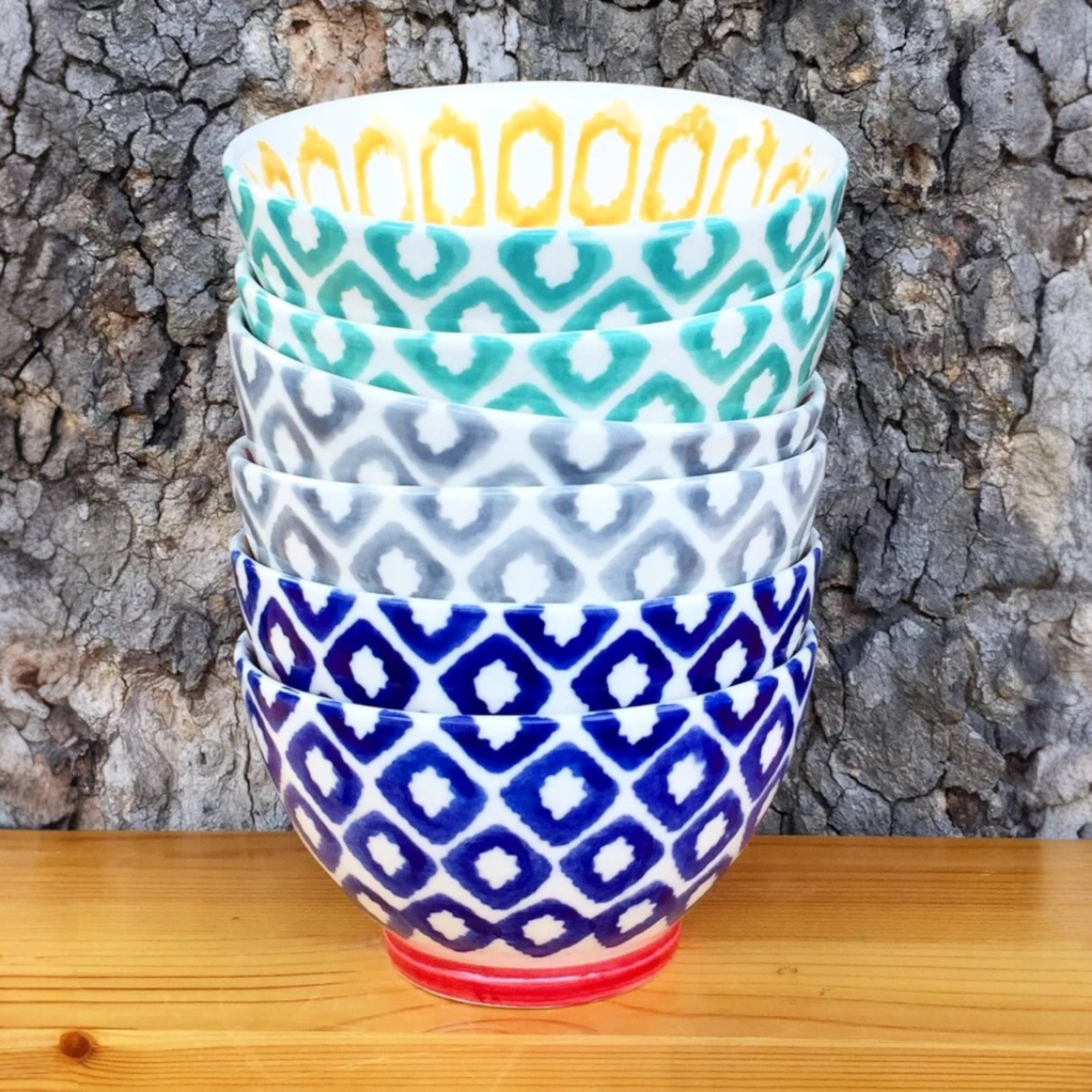 Ikat Bowl - Set of 6