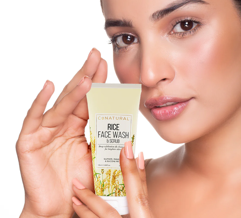 Rice Face Wash & Scrub by Conatural